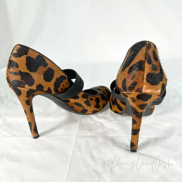 Jessica Simpson Sacha Leopard Print Pumps Size 8 - Picture 6 of 10